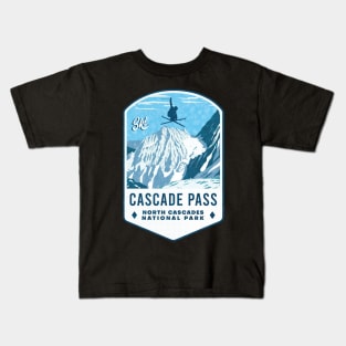 Ski Cascade Pass North Cascades National Park Kids T-Shirt